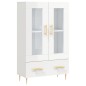 vidaXL Highboard Hochglanz-Weiß 69,5x31x115 cm Holzwerkstoff vidaXL Highboard Hochglanz-Weiß 69,5x31x115 cm Holzwerkstoff