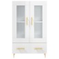 vidaXL Highboard Hochglanz-Weiß 69,5x31x115 cm Holzwerkstoff vidaXL Highboard Hochglanz-Weiß 69,5x31x115 cm Holzwerkstoff