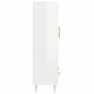 vidaXL Highboard Hochglanz-Weiß 69,5x31x115 cm Holzwerkstoff vidaXL Highboard Hochglanz-Weiß 69,5x31x115 cm Holzwerkstoff