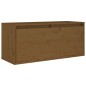 vidaXL Wandschrank Honigbraun 80x30x35 cm Massivholz Kiefer vidaXL Wandschrank Honigbraun 80x30x35 cm Massivholz Kiefer