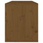 vidaXL Wandschrank Honigbraun 80x30x35 cm Massivholz Kiefer vidaXL Wandschrank Honigbraun 80x30x35 cm Massivholz Kiefer