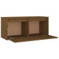 vidaXL Wandschrank Honigbraun 80x30x35 cm Massivholz Kiefer vidaXL Wandschrank Honigbraun 80x30x35 cm Massivholz Kiefer
