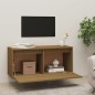 vidaXL Wandschrank Honigbraun 80x30x35 cm Massivholz Kiefer vidaXL Wandschrank Honigbraun 80x30x35 cm Massivholz Kiefer