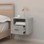 vidaXL Wand-Nachttisch Betongrau 50x36x40 cm vidaXL Wand-Nachttisch Betongrau 50x36x40 cm