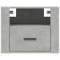 vidaXL Wand-Nachttisch Betongrau 50x36x40 cm vidaXL Wand-Nachttisch Betongrau 50x36x40 cm