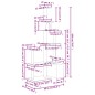 vidaXL Kratzbaum mit Sisal-Kratzsäulen Creme 180 cm vidaXL Kratzbaum mit Sisal-Kratzsäulen Creme 180 cm