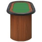 vidaXL Pokertisch 10 Spieler Grün 160x80x75 cm vidaXL Pokertisch 10 Spieler Grün 160x80x75 cm