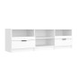 vidaXL TV-Schrank Weiß 150x33,5x45 cm Holzwerkstoff vidaXL TV-Schrank Weiß 150x33,5x45 cm Holzwerkstoff
