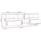 vidaXL TV-Schrank Weiß 150x33,5x45 cm Holzwerkstoff vidaXL TV-Schrank Weiß 150x33,5x45 cm Holzwerkstoff