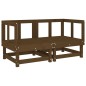 vidaXL Ecksofas mit Kissen 2 Stk. Honigbraun Massivholz Kiefer vidaXL Ecksofas mit Kissen 2 Stk. Honigbraun Massivholz Kiefer