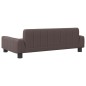 Hundebett Braun 90x53x30 cm Kunstleder Hundebett Braun 90x53x30 cm Kunstleder