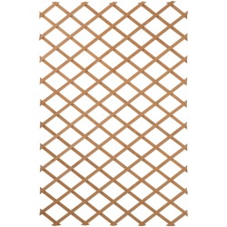 Nature Garten Rankgitter 100x300 cm Holz Braun 