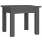 vidaXL Couchtisch Grau 35x35x30 cm Massivholz Kiefer vidaXL Couchtisch Grau 35x35x30 cm Massivholz Kiefer