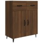 vidaXL Sideboard Braun Eichen-Optik 69,5x34x90 cm Holzwerkstoff vidaXL Sideboard Braun Eichen-Optik 69,5x34x90 cm Holzwerkstoff
