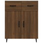 vidaXL Sideboard Braun Eichen-Optik 69,5x34x90 cm Holzwerkstoff vidaXL Sideboard Braun Eichen-Optik 69,5x34x90 cm Holzwerkstoff