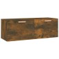 vidaXL Wandschrank Räuchereiche 100x36,5x35 cm Holzwerkstoff vidaXL Wandschrank Räuchereiche 100x36,5x35 cm Holzwerkstoff
