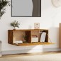 vidaXL Wandschrank Räuchereiche 100x36,5x35 cm Holzwerkstoff vidaXL Wandschrank Räuchereiche 100x36,5x35 cm Holzwerkstoff