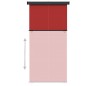 vidaXL Balkon-Seitenmarkise 145x250 cm Rot vidaXL Balkon-Seitenmarkise 145x250 cm Rot