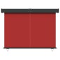 vidaXL Balkon-Seitenmarkise 145x250 cm Rot vidaXL Balkon-Seitenmarkise 145x250 cm Rot