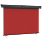 vidaXL Balkon-Seitenmarkise 145x250 cm Rot vidaXL Balkon-Seitenmarkise 145x250 cm Rot