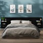 vidaXL Wand-Nachttische 2 Stk. Schwarz vidaXL Wand-Nachttische 2 Stk. Schwarz