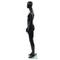 vidaXL Männliche Schaufensterpuppe mit Glassockel Schwarz 185 cm vidaXL Männliche Schaufensterpuppe mit Glassockel Schwarz 185 cm