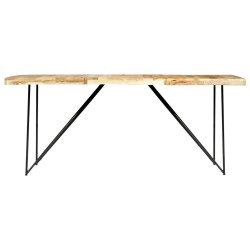 vidaXL Esstisch 180×90×76 cm Mango Massivholz