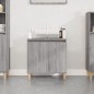 vidaXL Waschbeckenunterschrank Grau Sonoma 58x33x60 cm Holzwerkstoff vidaXL Waschbeckenunterschrank Grau Sonoma 58x33x60 cm Holzwerkstoff