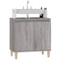 vidaXL Waschbeckenunterschrank Grau Sonoma 58x33x60 cm Holzwerkstoff vidaXL Waschbeckenunterschrank Grau Sonoma 58x33x60 cm Holzwerkstoff