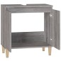 vidaXL Waschbeckenunterschrank Grau Sonoma 58x33x60 cm Holzwerkstoff vidaXL Waschbeckenunterschrank Grau Sonoma 58x33x60 cm Holzwerkstoff
