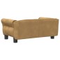 Hundebett Braun 70x45x30 cm Samt Hundebett Braun 70x45x30 cm Samt