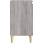 vidaXL Waschbeckenunterschrank Grau Sonoma 58x33x60 cm Holzwerkstoff vidaXL Waschbeckenunterschrank Grau Sonoma 58x33x60 cm Holzwerkstoff