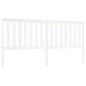 vidaXL Kopfteil Weiß 206x6x101 cm Massivholz Kiefer vidaXL Kopfteil Weiß 206x6x101 cm Massivholz Kiefer