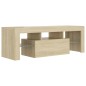 vidaXL TV-Schrank mit LED-Leuchten Sonoma-Eiche 120x35x40 cm vidaXL TV-Schrank mit LED-Leuchten Sonoma-Eiche 120x35x40 cm