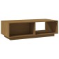 vidaXL Couchtisch Honigbraun 110x50x33,5 cm Massivholz Kiefer vidaXL Couchtisch Honigbraun 110x50x33,5 cm Massivholz Kiefer