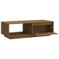 vidaXL Couchtisch Honigbraun 110x50x33,5 cm Massivholz Kiefer vidaXL Couchtisch Honigbraun 110x50x33,5 cm Massivholz Kiefer
