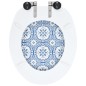 vidaXL Toilettensitz mit Soft-Close-Deckel MDF Porzellan-Design vidaXL Toilettensitz mit Soft-Close-Deckel MDF Porzellan-Design