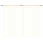 vidaXL Fadenvorhänge 2 Stk. 100 x 250 cm Cremefarben vidaXL Fadenvorhänge 2 Stk. 100 x 250 cm Cremefarben