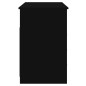 vidaXL Schreibtisch mit Schubladen Schwarz 102x50x76 cm Holzwerkstoff vidaXL Schreibtisch mit Schubladen Schwarz 102x50x76 cm Holzwerkstoff