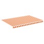 vidaXL Markisenbespannung Gelb und Orange 4,5x3 m vidaXL Markisenbespannung Gelb und Orange 4,5x3 m
