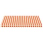 vidaXL Markisenbespannung Gelb und Orange 4,5x3 m vidaXL Markisenbespannung Gelb und Orange 4,5x3 m