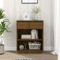 vidaXL Beistellschrank Honigbraun 60x34x75 cm Massivholz Kiefer vidaXL Beistellschrank Honigbraun 60x34x75 cm Massivholz Kiefer