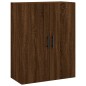 Highboard Braun Eichen-Optik 69,5x34x180 cm Holzwerkstoff Highboard Braun Eichen-Optik 69,5x34x180 cm Holzwerkstoff