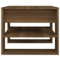 vidaXL Couchtisch Braun Eichen-Optik 55,5x55x45 cm Holzwerkstoff vidaXL Couchtisch Braun Eichen-Optik 55,5x55x45 cm Holzwerkstoff