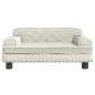 vidaXL Hundebett Creme 70x45x30 cm Samt vidaXL Hundebett Creme 70x45x30 cm Samt