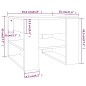 vidaXL Couchtisch Braun Eichen-Optik 55,5x55x45 cm Holzwerkstoff vidaXL Couchtisch Braun Eichen-Optik 55,5x55x45 cm Holzwerkstoff