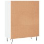 vidaXL Bücherregal Weiß 69,5x32,5x90 cm Holzwerkstoff vidaXL Bücherregal Weiß 69,5x32,5x90 cm Holzwerkstoff