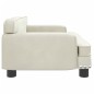 vidaXL Hundebett Creme 70x45x30 cm Samt vidaXL Hundebett Creme 70x45x30 cm Samt
