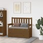 vidaXL Sitzbank Honigbraun 112,5x51,5x96,5 cm Massivholz Kiefer vidaXL Sitzbank Honigbraun 112,5x51,5x96,5 cm Massivholz Kiefer