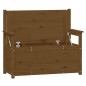 vidaXL Sitzbank Honigbraun 112,5x51,5x96,5 cm Massivholz Kiefer vidaXL Sitzbank Honigbraun 112,5x51,5x96,5 cm Massivholz Kiefer